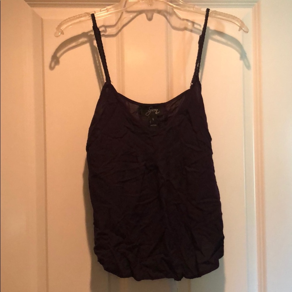 Plum tank top/ crop top